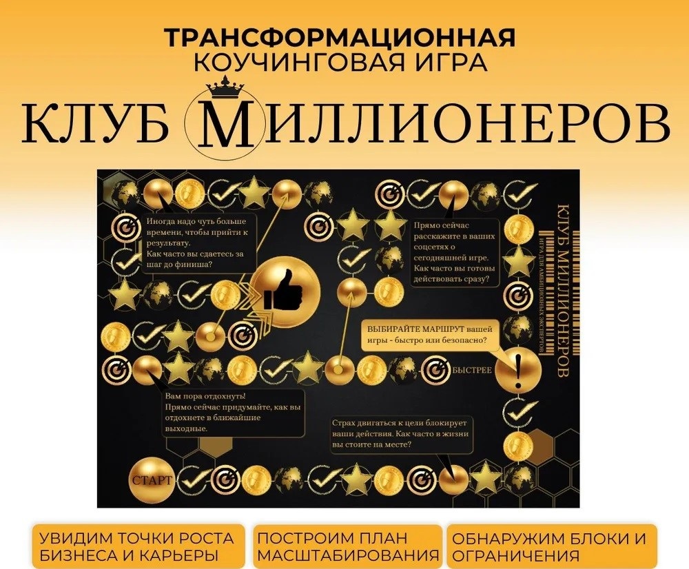 Трансформационная игра Клуб миллионеров